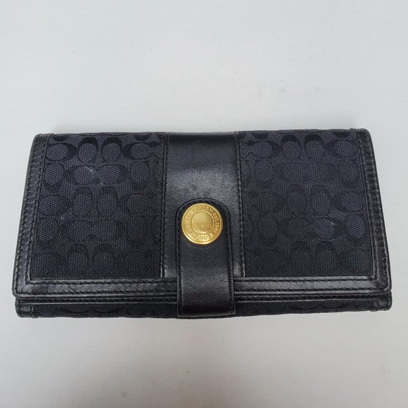 Coach Handbags - coach black  wallet